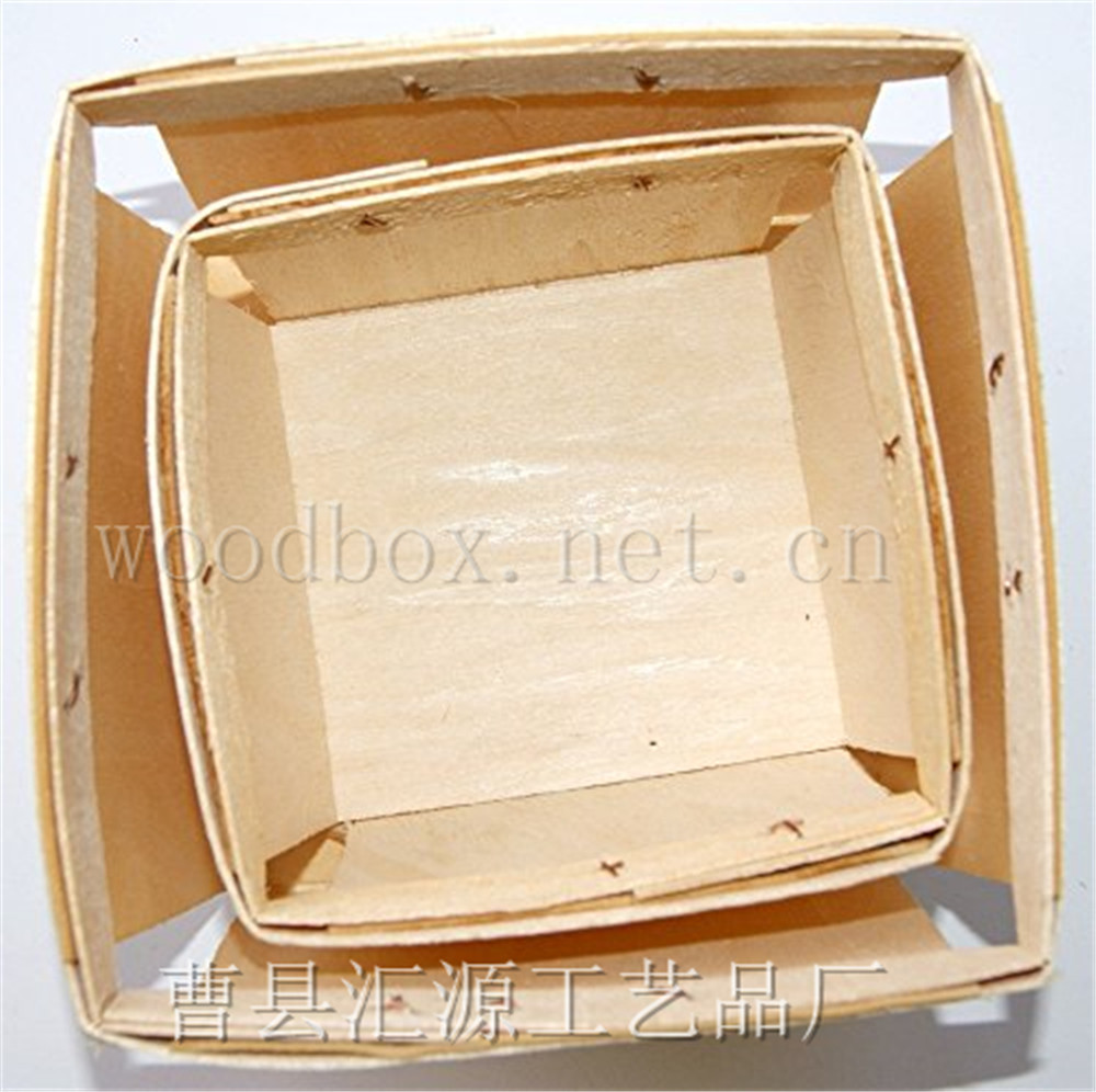 6 定做一次性出口欧美日韩小木篮 木木筐 迷你水果葡萄番茄樱