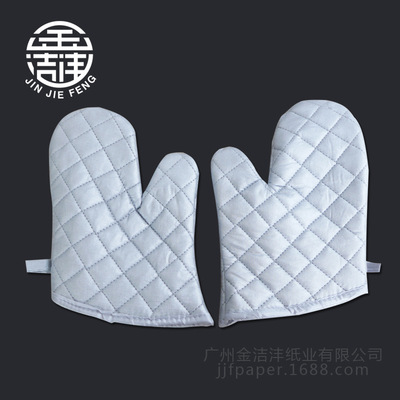 小号高温手套 银色烘焙手套 加厚 隔热 烤箱微波炉手套|ms