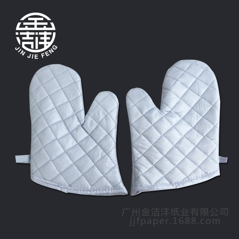小号高温手套 银色烘焙手套 加厚 隔热 烤箱微波炉手套|ms