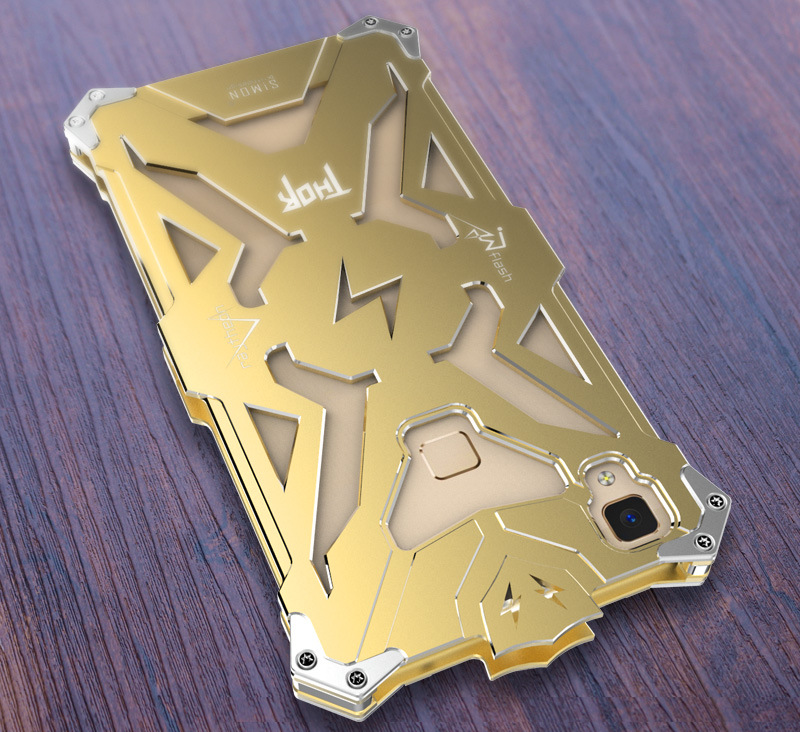 SIMON THOR Aviation Aluminum Alloy Shockproof Armor Metal Case Cover for vivo V3Max & vivo V3