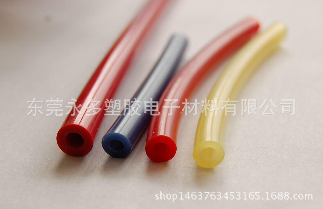 厂家供应4*8挤出硅胶管，真空硅胶管，彩色耐高温硅胶管