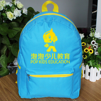 Manufactor supply Customized Korean Edition Training kindergarten children Printing schoolbag wholesale pupil customized LOGO