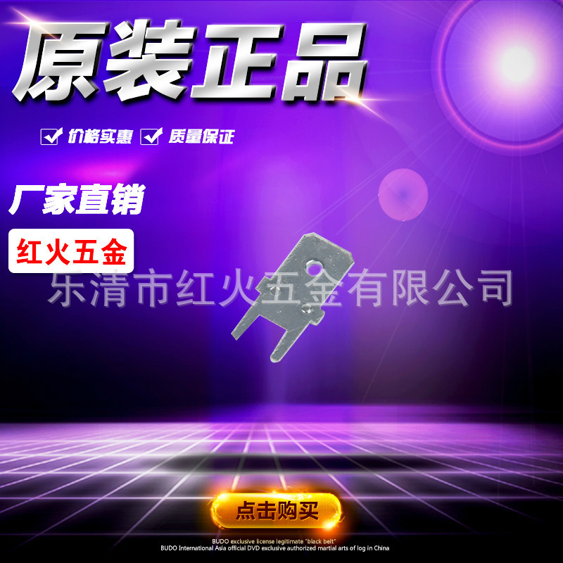 源头厂家销售  销售 电子元件铜插片端子