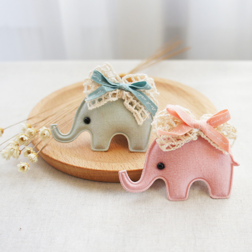 Cute Baby Elephant Korean Children's Hairpin Duckbill Clip Children's Bow Hair Accessories display picture 8