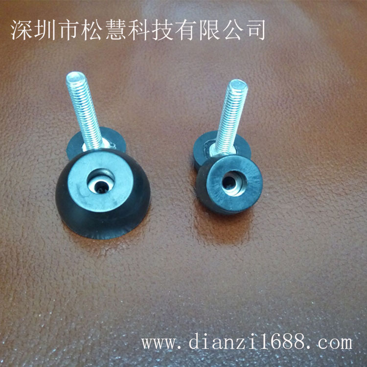 橡胶脚垫橡胶防震垫 带螺丝工业防震机脚 防滑螺丝脚垫可开具