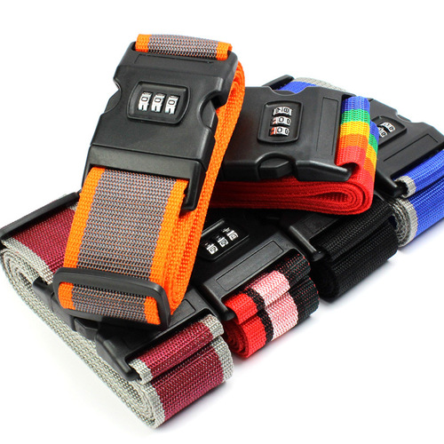 Cross combination lock strap, trolley case strap, suitcase strap, suitcase strap