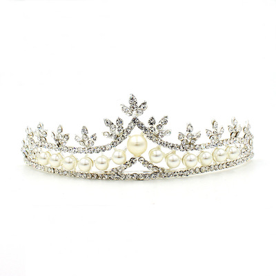 Wholesale bride Luxurious Rhinestone European style princess Large marry Headdress Wedding dress Exit Jewelry