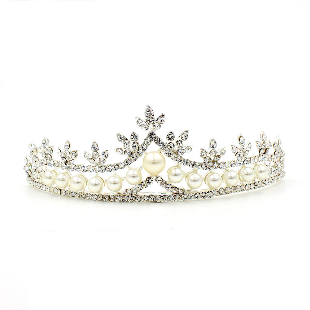 Wholesale bride Luxurious Rhinestone European style princess Large marry Headdress Wedding dress Exit Jewelry