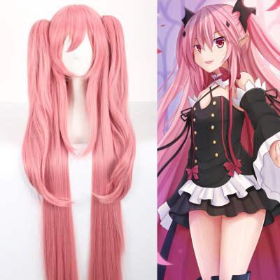 The main Santa End Blazing Angels Cruise Percy Queen Pink Smoke Jaws of death cosplay Wig