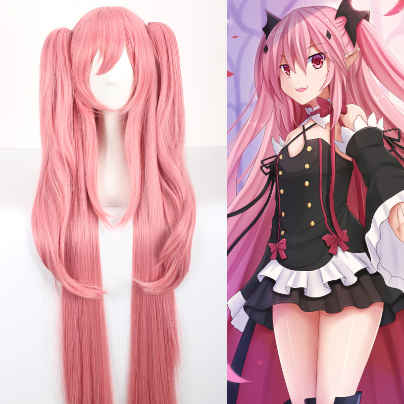 The main Santa End Blazing Angels Cruise Percy Queen Pink Smoke Jaws of death cosplay Wig