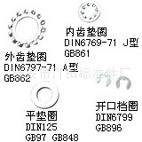 供应垫圈 锁紧垫圈 齿形锁紧垫圈 GB861 GB862【厂家直供】