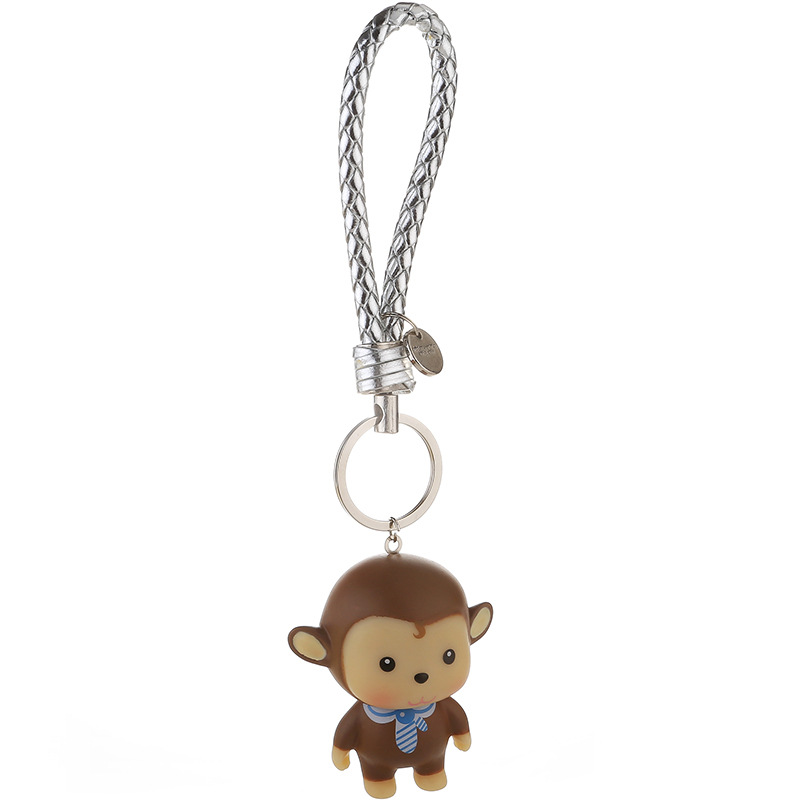 key chain (Yellow Robe Monkey - Monkey Keychain)NHMM1936-Yellow Robe Monkey - Monkey Keychain