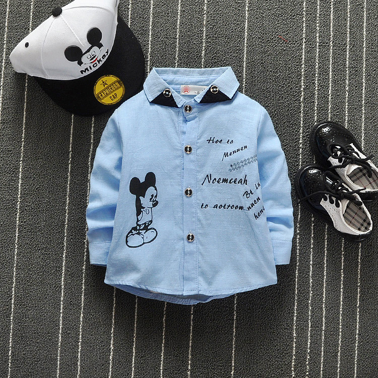 Chemise garcon à manche longue - Ref 2075820 Image 7