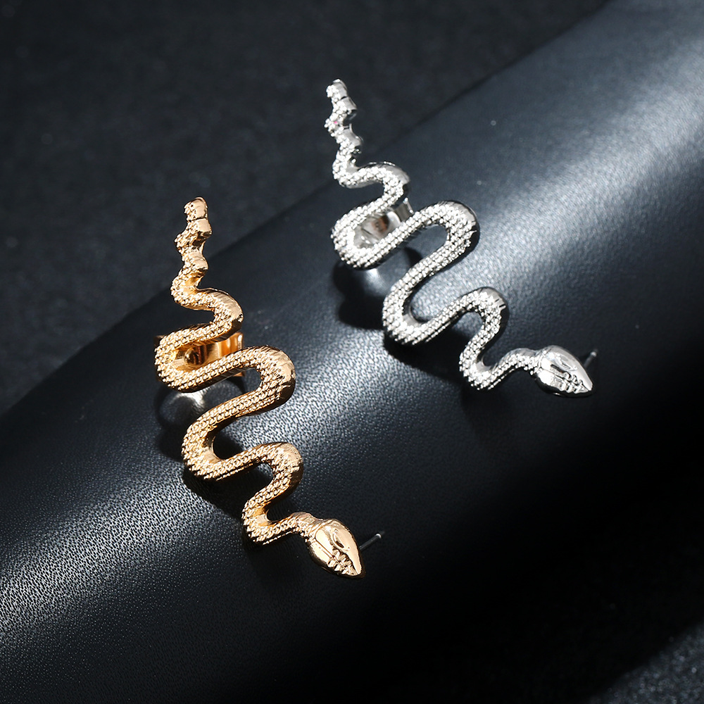 Pendientes Exagerados En Forma De Serpiente De Moda display picture 13