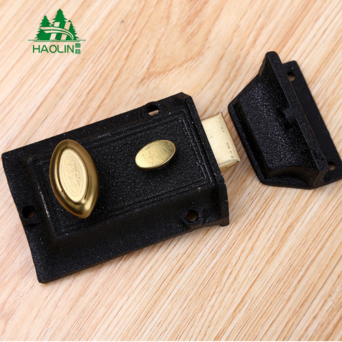[Direct supply from the manufacturer] Old-fashioned two-safe pin pin door lock/bull head lock double safety lock exterior door lock 6140