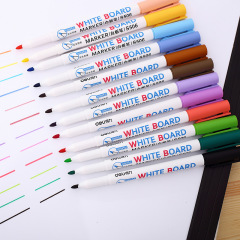 Reliable Colorful Whiteboard Pens for Children, Drawing Board Markers, 12 Colors, Erasable and Easy to Erase, Scribble Pens, Water-Based Floating Pens