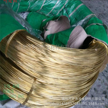 拉链黄铜线 批发H62半硬黄铜扁线 黄铜带1*3mm 黄铜丝0.5 1.8MM