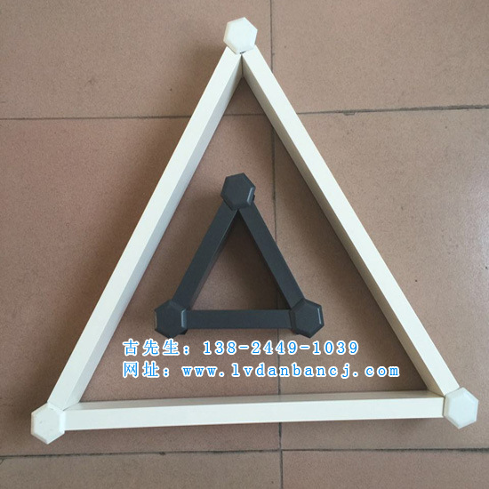 型材三角形铝格栅 铝合金焊接格栅