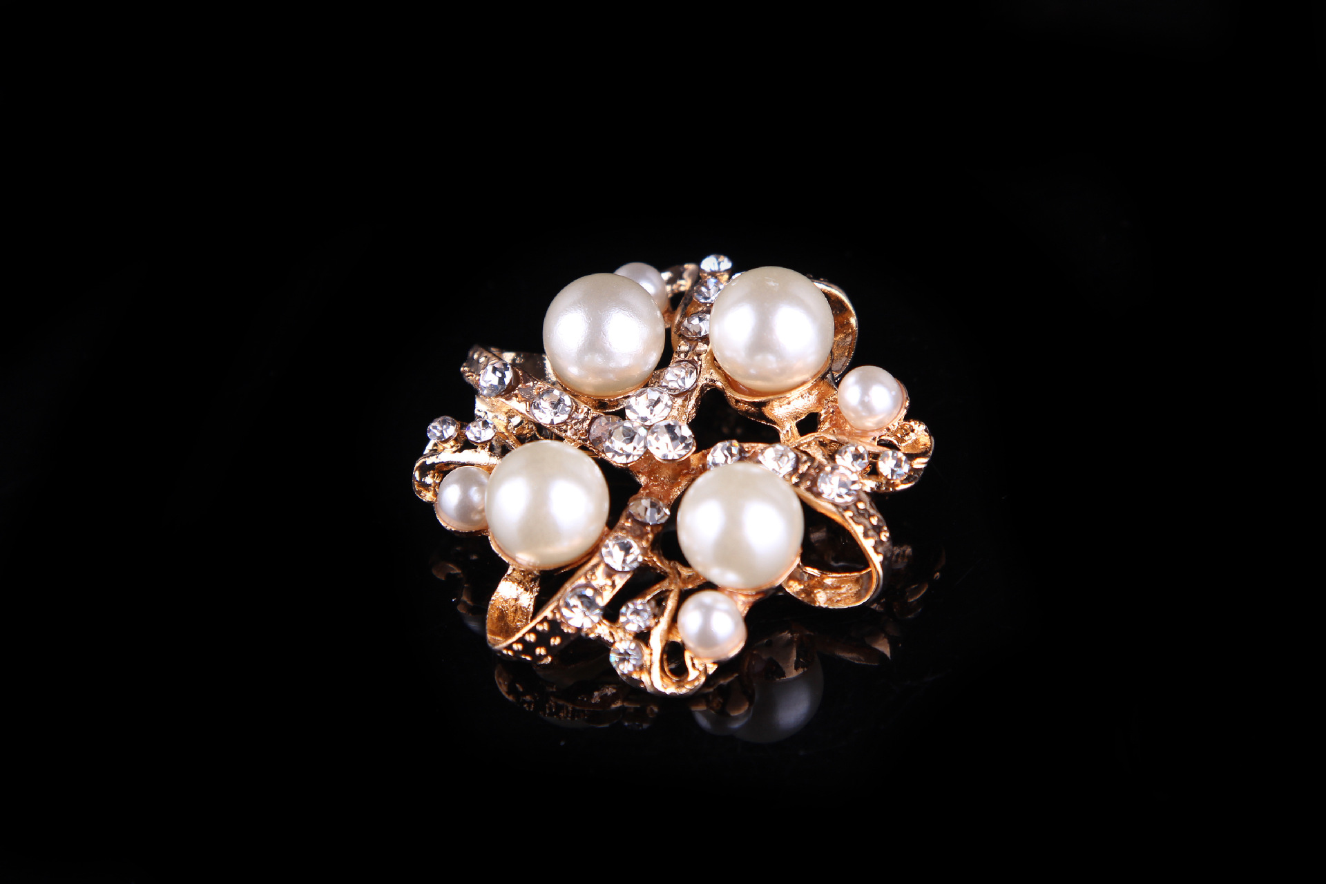 Broche en perles et strass, style coréen, simple et polyvalent, pour femme_voghion.com