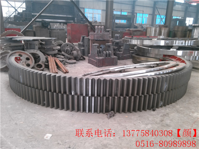 长期制造卧式烘干机大齿圈配件