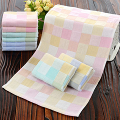 Pure Cotton Small Towel Double Gauze Children's Towel Kindergarten Kids Face Towel Gift Towel Handkerchief Manufacturer Wholesale