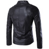 Aowofs high quality leather collar British motorcycle leather punk leather jacket spot