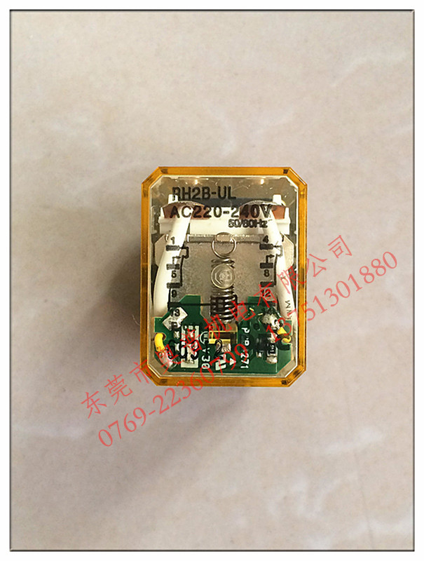 IDEC和泉带灯继电器 RH2B-UL-A220 小型功率继电器10A全新原装