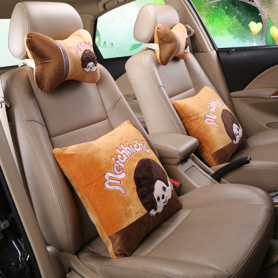 厂家直销汽车头枕记忆棉车靠枕颈枕车用腰靠车载枕头腰垫汽车用品