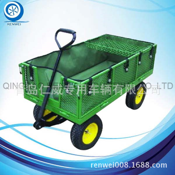 园林网车TC1840 园林工具车 沙滩网车 四轮拖车  花园车