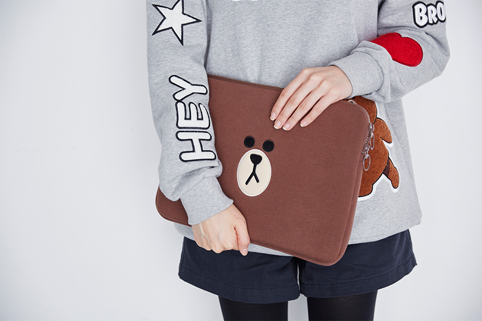 NEW iPad Cases linefriends brownie MacBook case iP