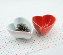 出口日本烘焙歪心形蛋糕模 布丁杯 陶瓷盅