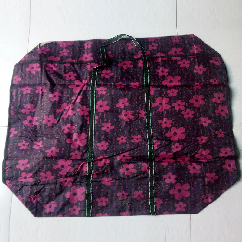 Цветочная ткань Оксфорд дорожная сумка оптом Большая водонепроницаемая движущаяся сумка Портативная дорожная сумка утолщенная стеганая сумка для хранения одежды