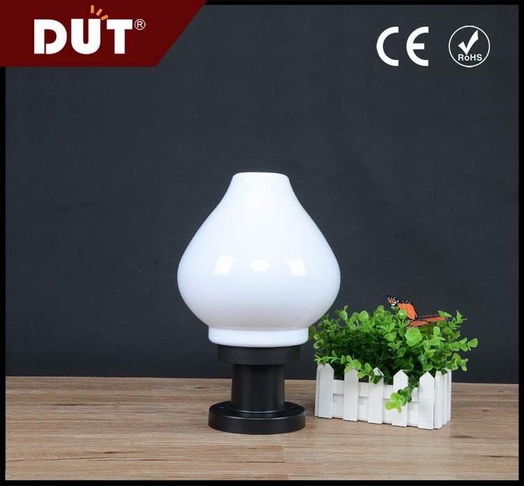 Quality Milky White PMMA plastic Chinese personality fashion simple gourd-shaped wall lampshade
