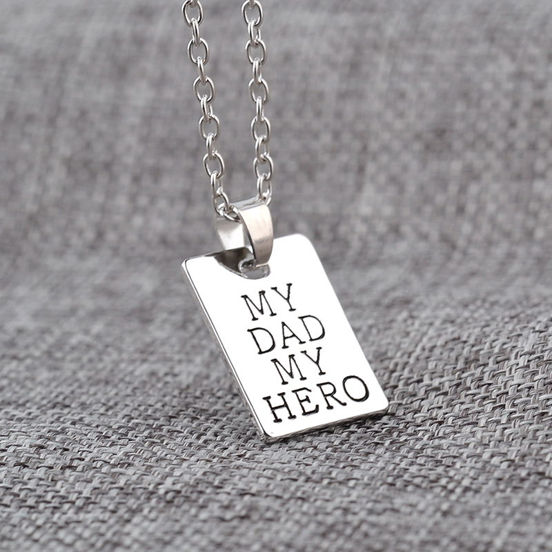 Dad Hero Pendant Necklace Image 3
