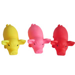 厂家直销狗狗玩具宠物发声哼哼猪整蛊发泄惨叫猪无毒搪胶小号猪