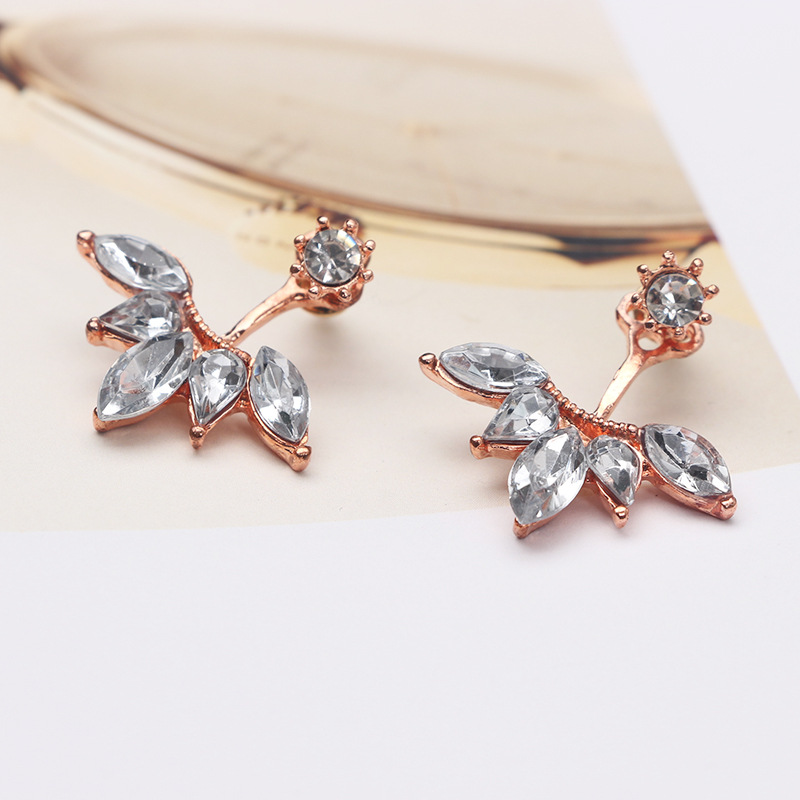 Korea style alloy plating earring (Silver 2026)NHGY0607-Silver 2026