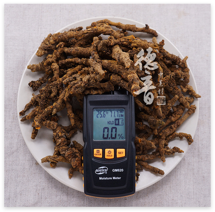 Single-Stem Coptis Huang Lian Dried Rhizome Sichuan Emei Mountain Raw Herb Bulk quality and texture