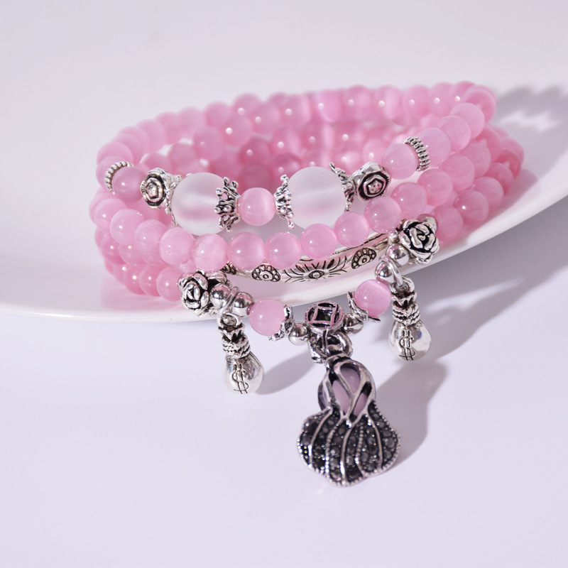 TaoBao Selling Thai amulets natural lady Bracelet multi-storey Opal Hand string Lucky Bracelets Jewelry