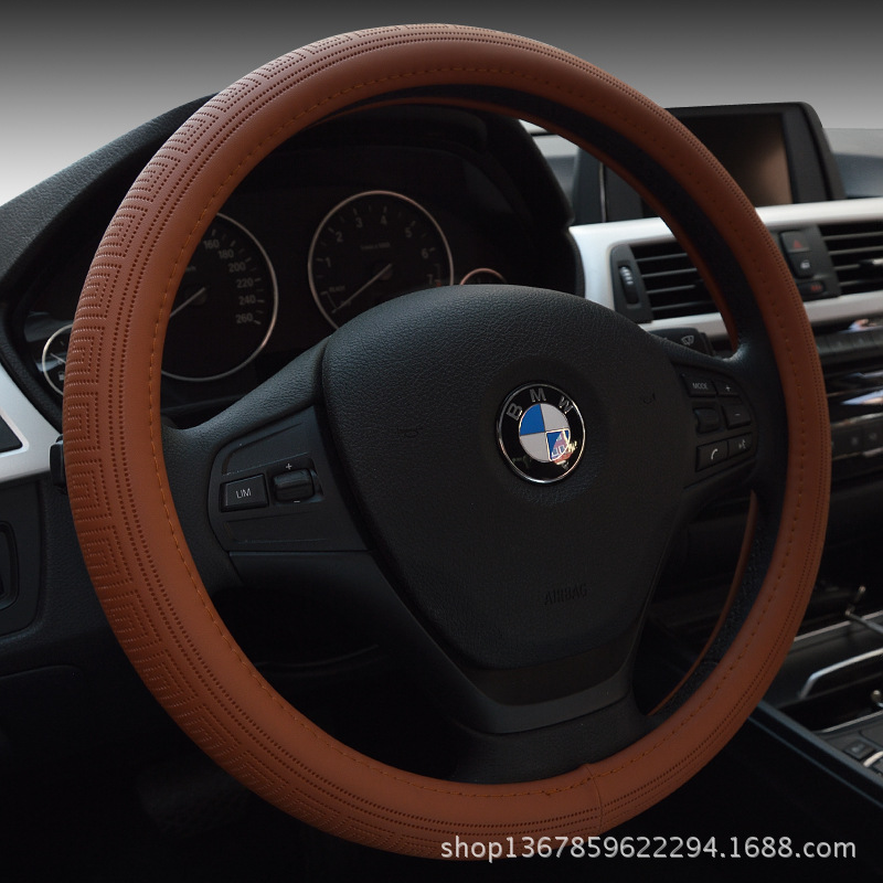 modern Rena Natalie Tussaud Elantra Tucson Steering wheel cover Leather car Four seasons summer handle grip