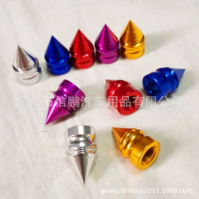 TIRE VALVES автомобиль алюминиевый сплав шляпа клапана конус красочная индивидуальная крышка клапана