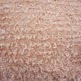松针银丝浪花绒 玉带绒面料优质浪花绒 半光针织面料 地毯玩具绒