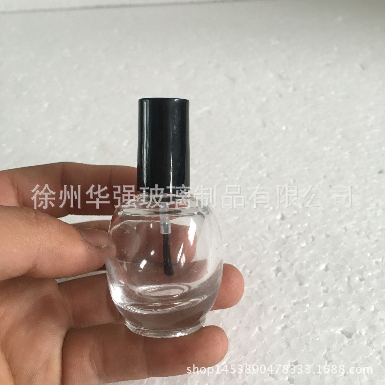 【15mlDH-410指甲油瓶】品质指甲油玻璃瓶子白色透明玻璃瓶