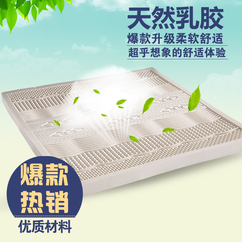 泰國天然乳膠墊5/10cm七區按摩乳膠模具乳膠床墊 泰國進口軟床墊