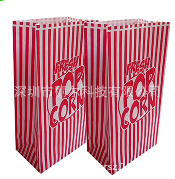 厂家直销方底纸袋 开窗牛皮纸袋 防油面包纸袋 牛皮纸开窗袋