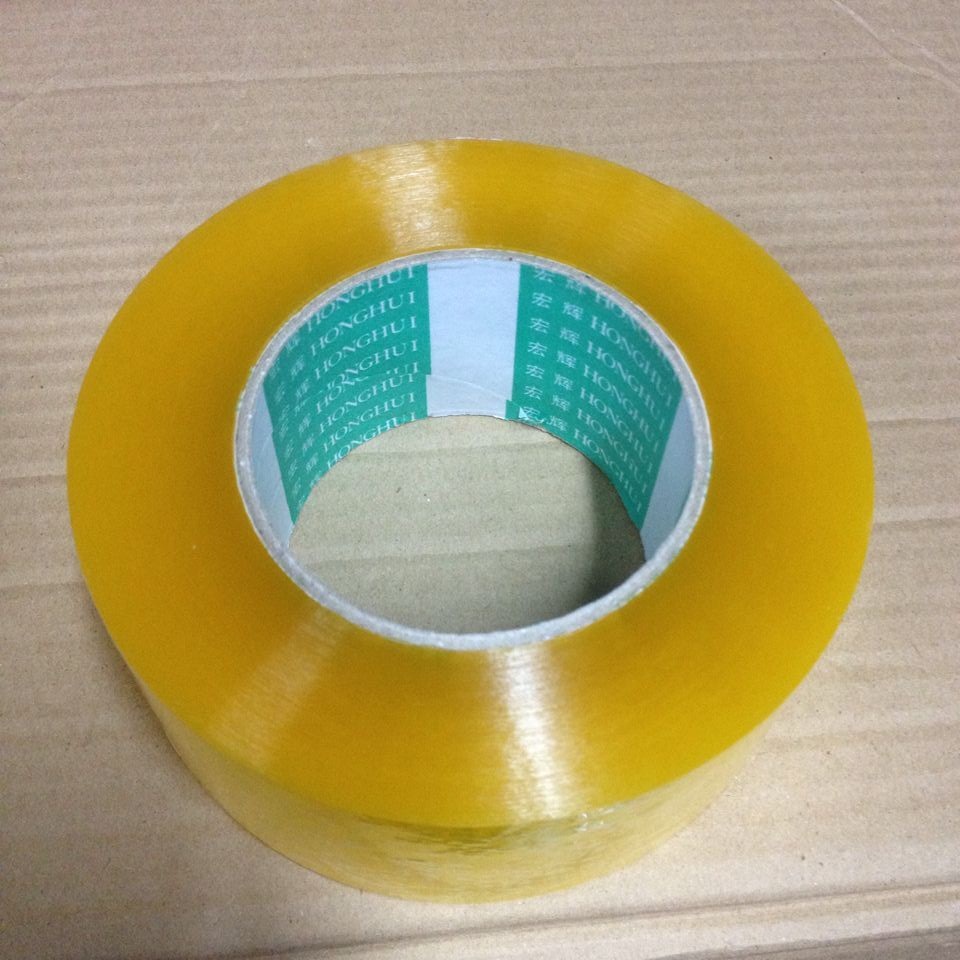 加厚透明封箱胶带 包装胶纸 宽45MM 55MM肉厚2.8cm 米黄封箱胶纸