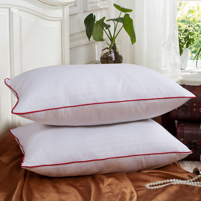 厂家直销 5星级宾馆酒店羽丝绒全棉枕芯枕头 赛羽绒枕头枕芯批发|ms