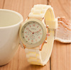 Silica gel fashionable swiss watch, plus size, wholesale