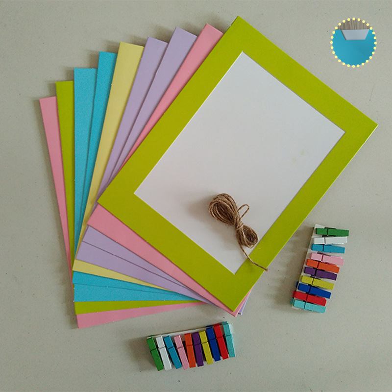 8 inch panoramic color 10 hanging paper photo frame photo wall DIY combination bedroom living room decoration