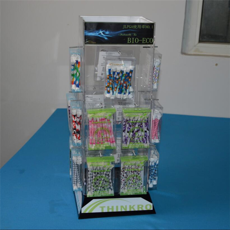 飞剑工厂高尔夫用品亚克力展示架 有机玻璃球钉展示架