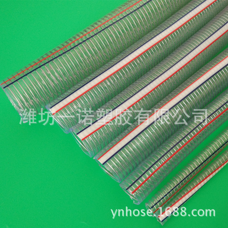大量供应优质PVC钢丝软管 pvc透明钢丝软管 钢丝管耐磨